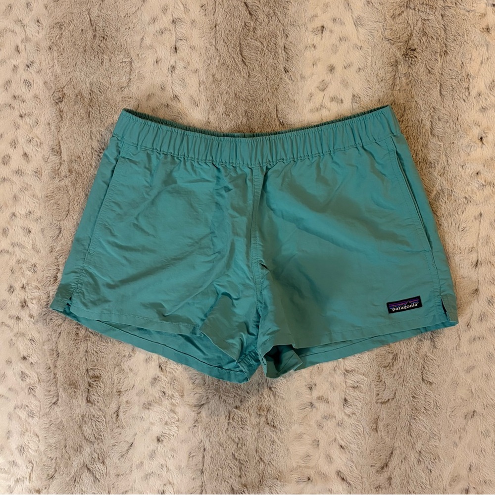 Patagonia barely baggies teal shorts size S